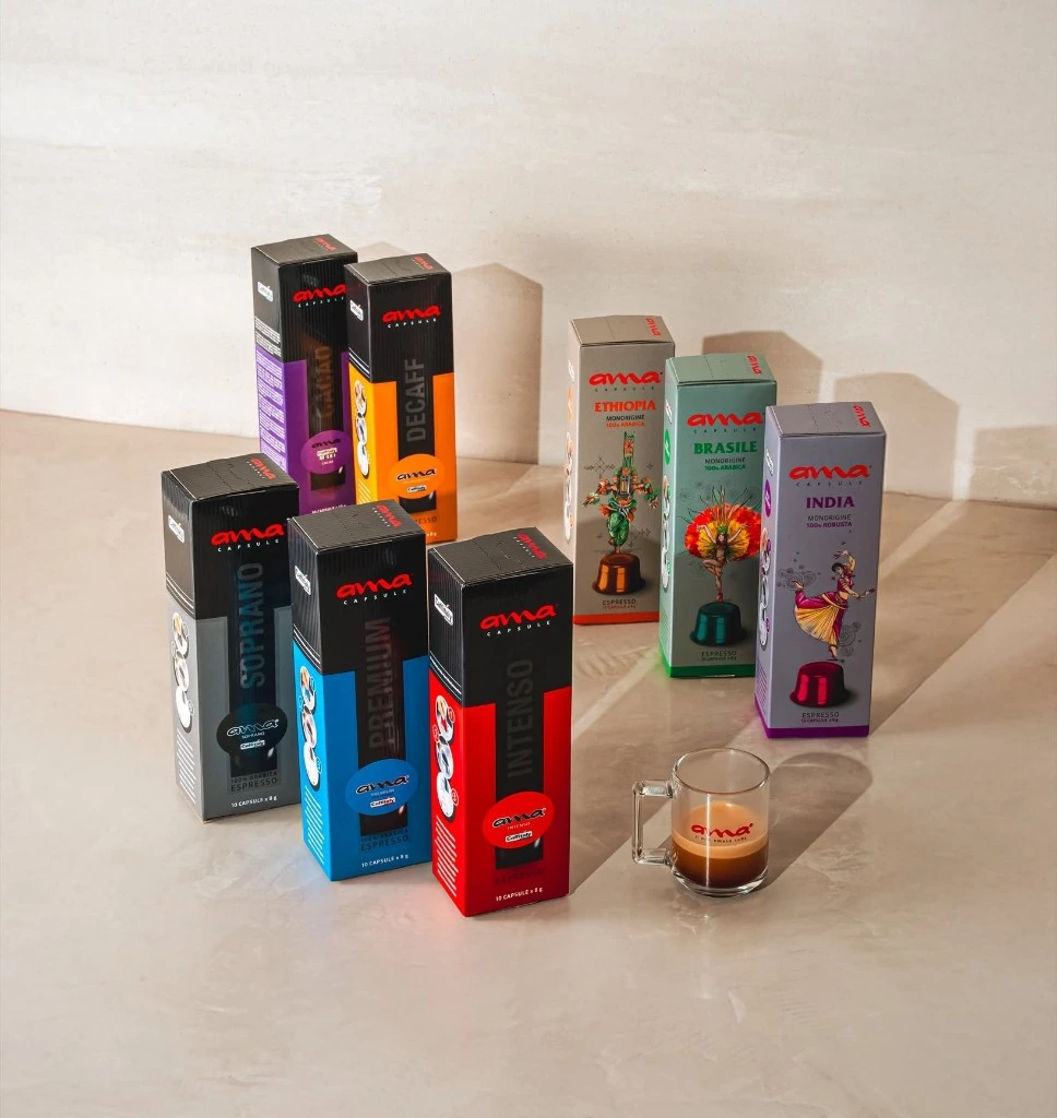 Ama Caffè coffee capsules with espresso